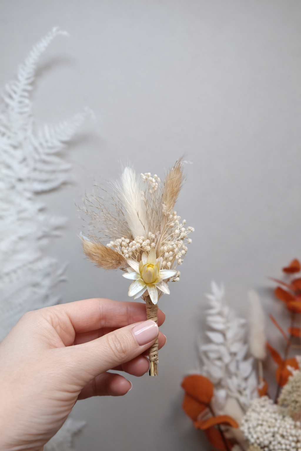 boutonnière bianca