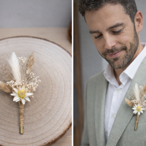 boutonnière bianca